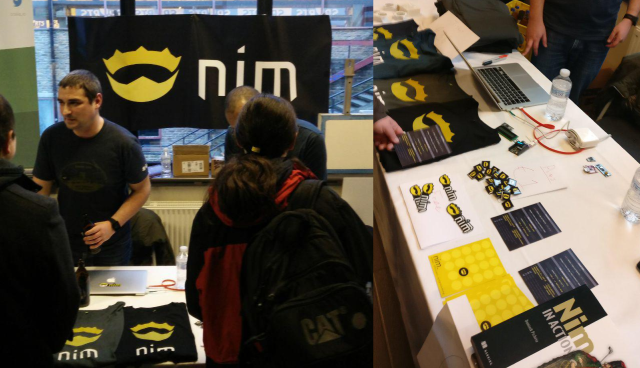 Nims stand at FOSDEM